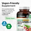 BIO KRAUTER Sarsaparilla Root Capsules - 1000 mg Strength -