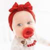 Ryan & Rose Cutie PAT Pacifier Teether (Stage 2, Red)