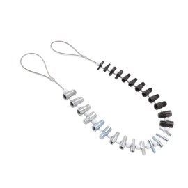 Thread Checker for Size Check, 26 Male/Female Nut and Bolt Thread Checker 14 Inch & 12 Metric Thread Checker Standard and Metric for Bolt Nut