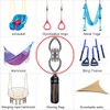 Dolibest Swing Swivel with 2 Bearing,Safest Rotational Device Hanging Accessory