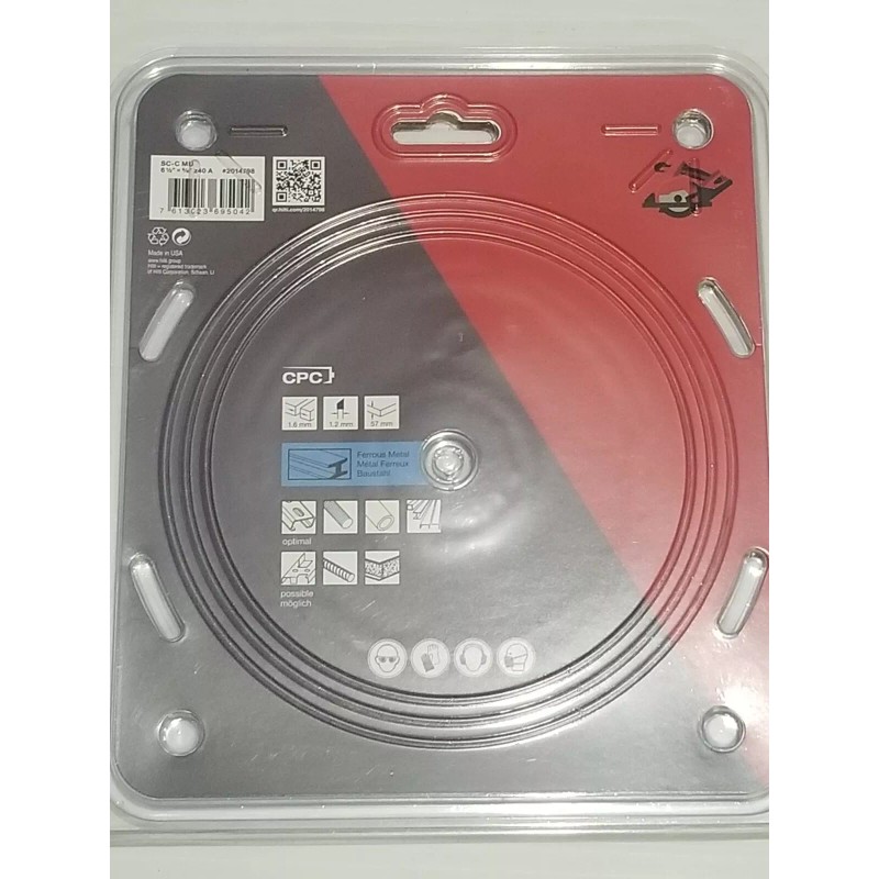HILTI Hilti 6-1/2" SCM Circular Saw Blade 5/8 arbor 40Teeth