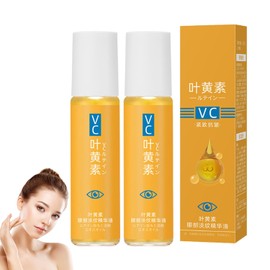 Aceite Esencial De Ojos De Luteína, Sérum Antiarrugas Para El Contorno De Ojos, Esencia Hidratante En Bolita De Luteína VC, Suaviza Las Líneas De Expresión Y Reduce Las Bolsas Y Ojeras (2 PCS)