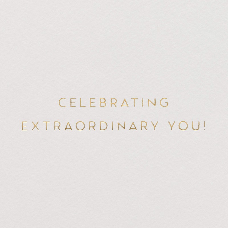 Papyrus Birthday Card (Extraordinary You)