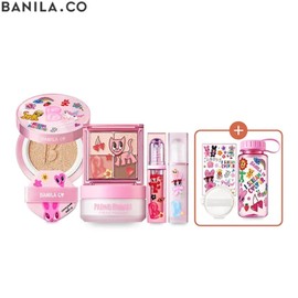 BANILA CO Cushion + Powder + Tint + Plumper + Eyepalette Set 8items [I SCREAM COLOUR EDITION], Cushion#$%Tint#$%Eyepalette:23 Medium-PK01 Ballerina-07 Peach Mind
