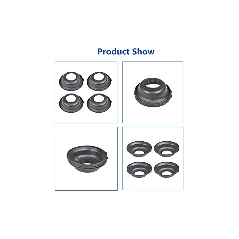 labwork 4 Pack Carb Membrane Slide Diaphragm Vacuum Carburetor Replacement