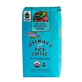 Organic Breakfast Blend - Ground Coffee for Drip - 10oz, Caffeinated