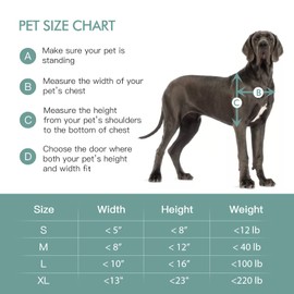 Baboni 3-Flap Pet Door for Wall, Steel Frame and Telescoping Tunnel, Aluminum Lock, Double Flap Dog Door and Cat Door, Strong and Durable (Pets Up to 100 Lb) -Large