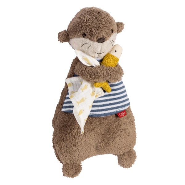 Fehn Warming Animal Otter - Soothing Cuddly Toy with Removable