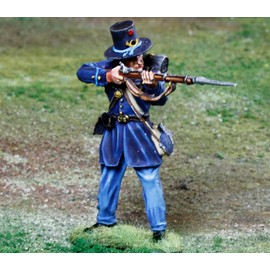 Civil War Toy Soldiers 2nd Wisconsin Iron Brigade Infantry Firing Battle of Gettysburg Figure Collectors Showcase Toy