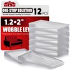 Flexible Plastic Shims 12pcs Kit Size Variety | Clear Leveling