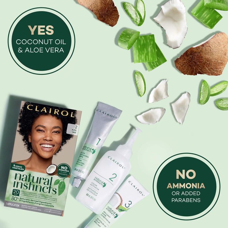 Clairol Natural Instincts Demi-Permanent Hair Dye, 9 Light Blonde Hair