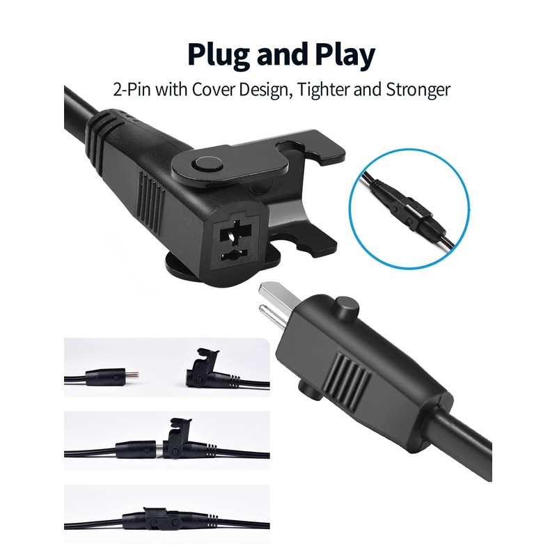 6.6 ft Extension Power Cord for Lazboy Okin Limoss Pride