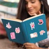 100 Pieces Coquette Stickers - Aesthetic Pink Cute Stickers for