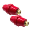LBY 2pcs Busbar Insulator, SM-76 Polyester Standoff Insulators with Screw(M10),