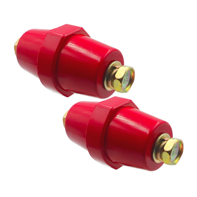 LBY 2pcs Busbar Insulator, SM-76 Polyester Standoff Insulators with Screw(M10),