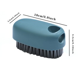 Scrub Brush Set of 3 Colors，Laundry Brush,Quality Soft Laundry Clothes Shoes Scrubbing Brush, Easy to Grip Household Cleaning Brushes