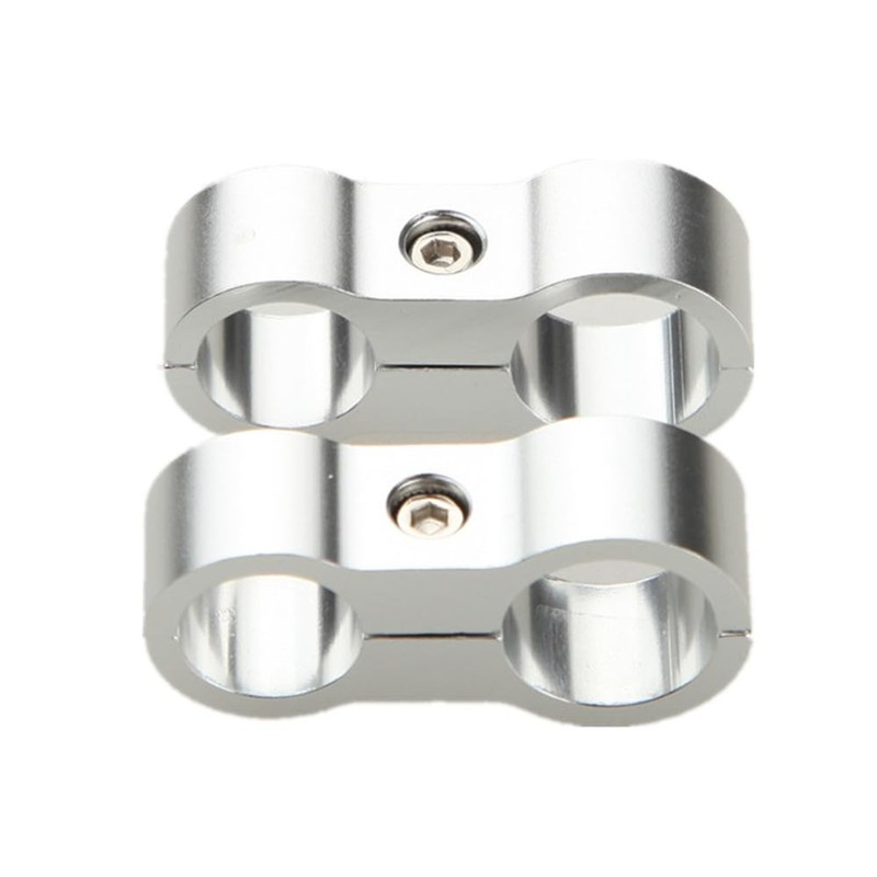 US SHIP 2PCS 6AN 14.6mm To 8AN 17mm Braided Oil