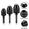 Resze Keyless Drill Chuck Adapter - 3Pcs Drill Chucks for