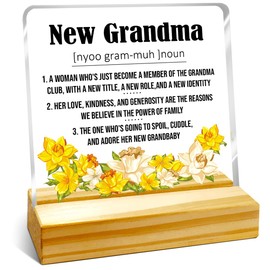 New Grandma Gifts,First Time Grandma Gifts,New Grandma Gifts Ideas,New Grandma Mothers Day Gift Birthday Gifts Christmas Gifts Thanksgiving Gift Ideas,New Grandma Definition Acrylic Plaque