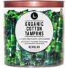 L. Organic Cotton Regular Absorbency Compact Tampons 30 Count