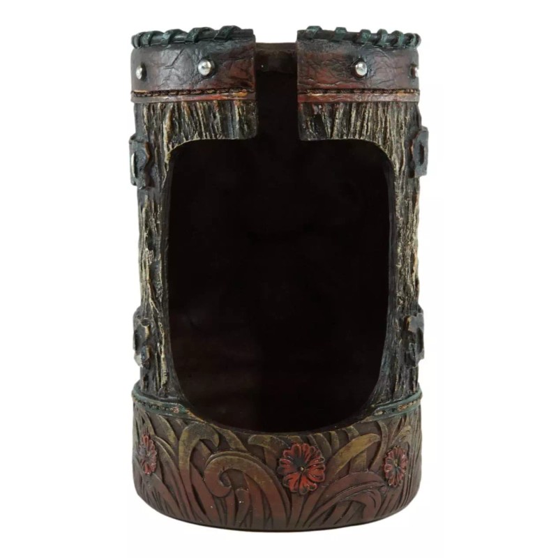 Ebros Gift Country Rustic Western Blue Cross W/ Concho Toilet