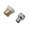 2PCS Snap Coupling Adapter Faucet Adapter fit Male 15/16-27 or