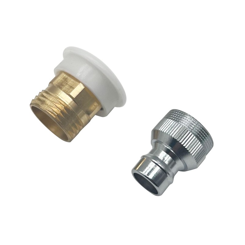 2PCS Snap Coupling Adapter Faucet Adapter fit Male 15/16-27 or