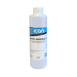 Ican London Mineral Oil for Hair, Face, Nails, Aromatherapy, Massage & Oil Dilution, Odourless, (Carrier Oil) 250ml