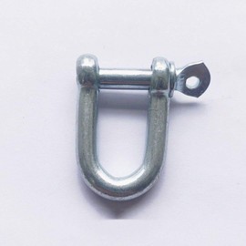 Wire Shackles 8mm Galvanized Shackles Hicky Trap Shackle 6mm Shackle Chain Shackle Hunting Supplies Shackle (20 Pieces)