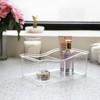 BINO 'The Uniform' 2 Compartment Makeup and Jewelry Organizer, Clear