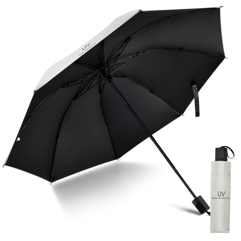 Vicloon Windproof Travel Umbrella, UV Blocked Umbrella, Compact, Light, Strong