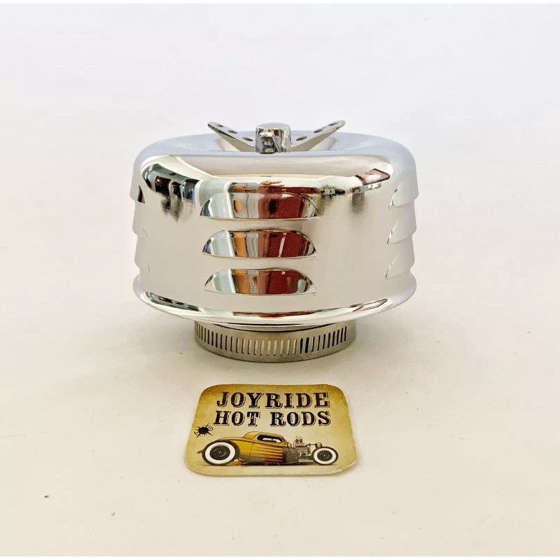 UPI Hot Rod 2brl Air Cleaner, Louvered with Tri-Bar Fastener