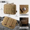 OneTigris MOLLE Pouch, Tactical Admin Pouch Belt EDC Tool Organizer