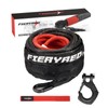 FIERYRED 3/16inch 50FT 8500LBS Synthetic Winch Rope Cable Kit with