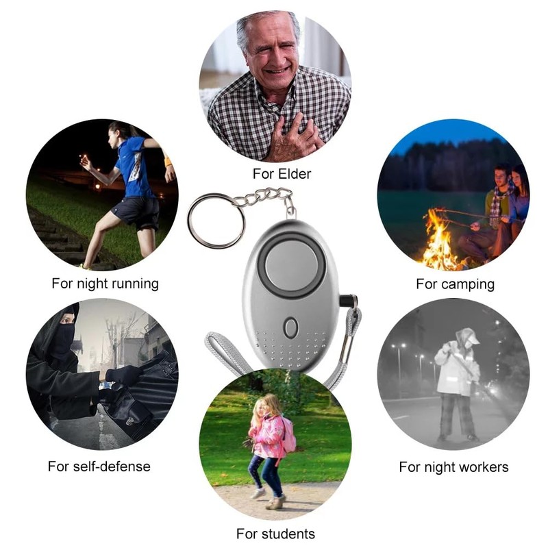 Personal Alarm, Security Alarm Keychain With 140DB Loud Police Approved