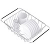JINGWAYS Stainless Steel Dish Rack,Expandable Deep & Large Dish Drying