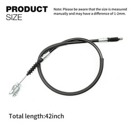 Saihisday 102022101 42Inch Drive and Passenger Side Golf Cart Club Car DS Brake Cables, Replacement for Club Car DS Gas or Electric Models 2000-Up, Replaces 1019907