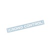 Crowd Control Windshield Banner Decal Sticker Graphic 36"