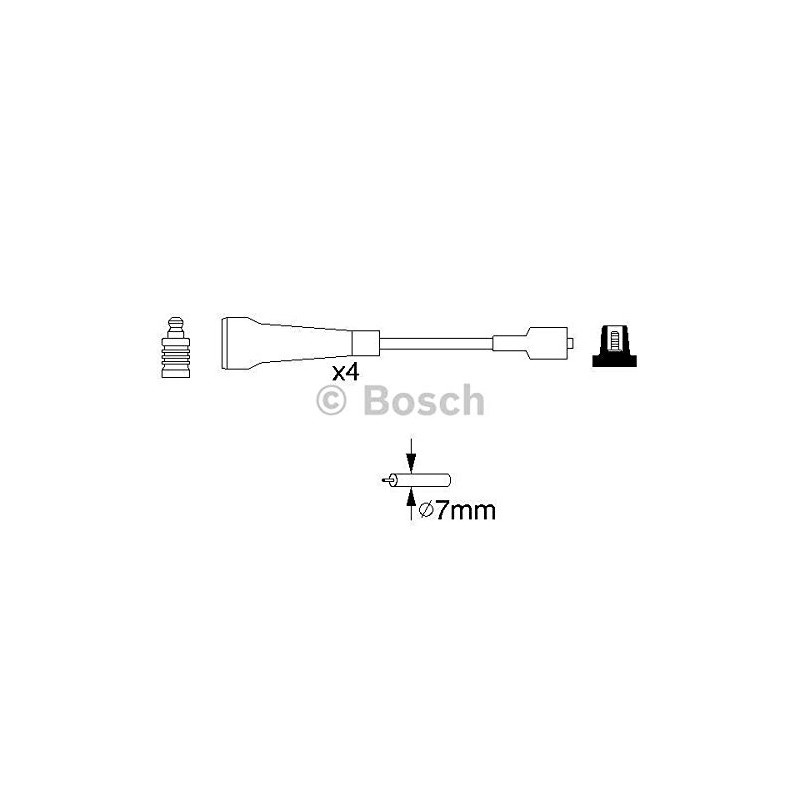 Bosch 0986356967 Ignition Cable Kit