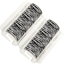 Topkids Accessories 2pc 8cm/3.2" Secure Grip Tube Claw Clips Comfortable Hair Clips Women Hair Claw Clip Hair claw clips Hair Clips Hair Accessories for Women Girls hair clips Claw Clip (Maxi, Zebra)