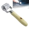2 Pieces Wooden Handle Patch Tyre Retreading Repair Pinch Roller