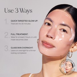 Karuna Skin - COLLAGEN Face Mask Sheets, Hydrogel 2-Piece Facial Mask, Age-Defying, Hydrating, Rejuvenating & Moisturizing Skin Care Essential That Targets Fine Lines & Wrinkles, 1 Pack