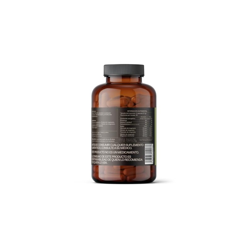 Unruled Mag Complex Magnesios Citrato Glicinato Treonato Malato Magnesio 300mg