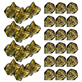 WINMAU Rock Legends Dart Flights - 10 Sets Per Pack (Total 30 Dart Flights) Available in Varying Designs (Motorhead, Acid Splat)