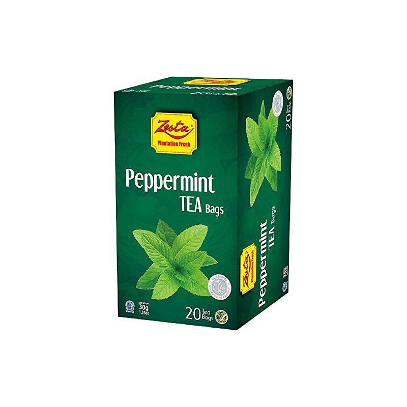 Zesta 20TB Peppermint Tea 0.05 oz (1.5 g) x 20