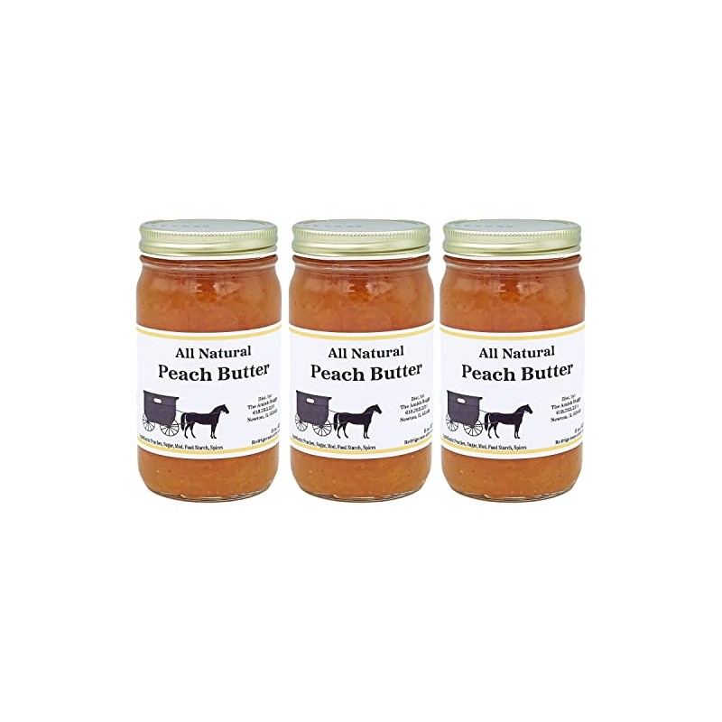 All Natural Fruit Butters 8 oz. (Peach (3 Jars))