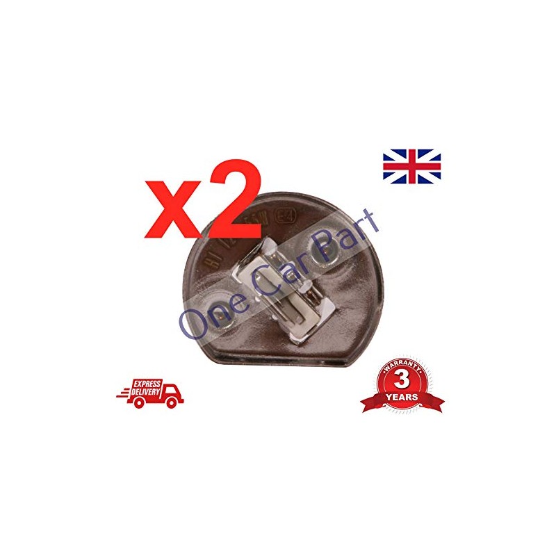 H1 Halogen Headlight Bulbs 448 Pack of 2 12V 55W