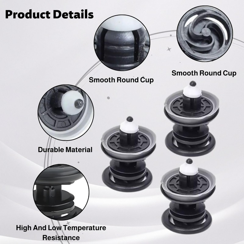 30 Pcs Plastic Door Panel Mounting Clips - Universal for