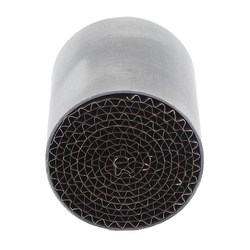 Motorcycle Exhaust Pipe Catalytic Converter, Stainless Steel, Front Middle Exhaust