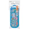 Skater TACC2AG-A Trio Set Doraemon Stickers, Chopsticks Spoon, Fork, Antibacterial,